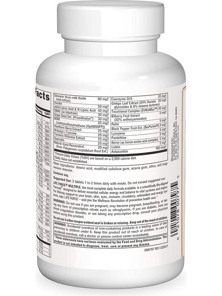 Source Naturals, Life Force® Multiple, 120 tablets