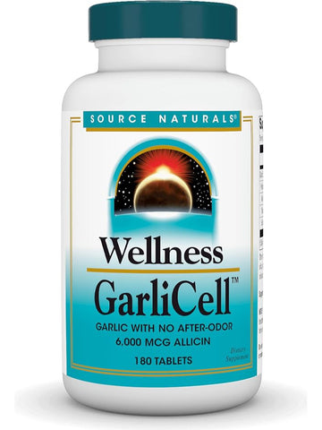 Source Naturals, Wellness GarliCell™ 6000 mcg, 180 tablets