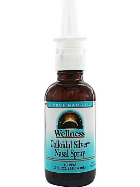 Source Naturals, Wellness Colloidal Silver™ Nasal Spray 10 ppm, 2 fl oz