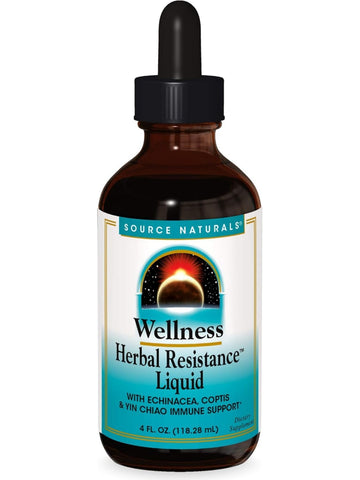 Source Naturals, Wellness Herbal Resistance liquid, 4 oz