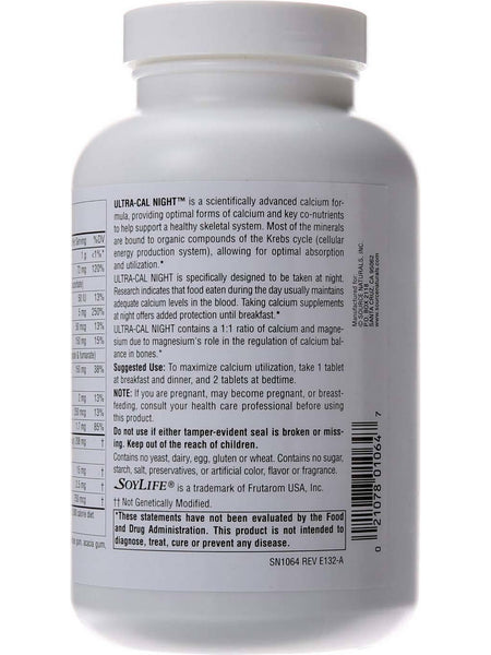 Source Naturals, Ultra-Cal Night™ Calcium Complex, 240 tablets