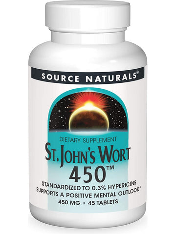 Source Naturals, St. John's Wort 450™ 450 mg, 45 tablets