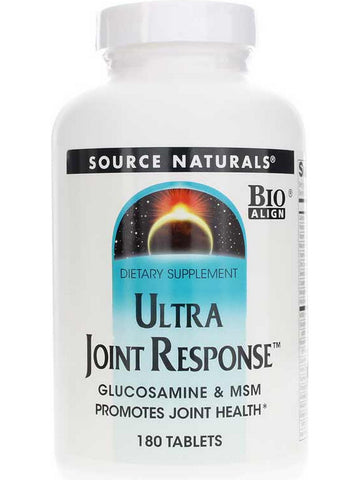 Source Naturals, Ultra Joint Response™ Glucosamine & MSM, 180 tablets