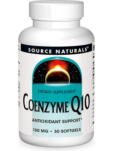 Source Naturals, Coenzyme Q10 100 mg, 30 softgels