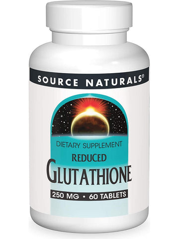 Source Naturals, Reduced Glutathione 250 mg, 60 tablets