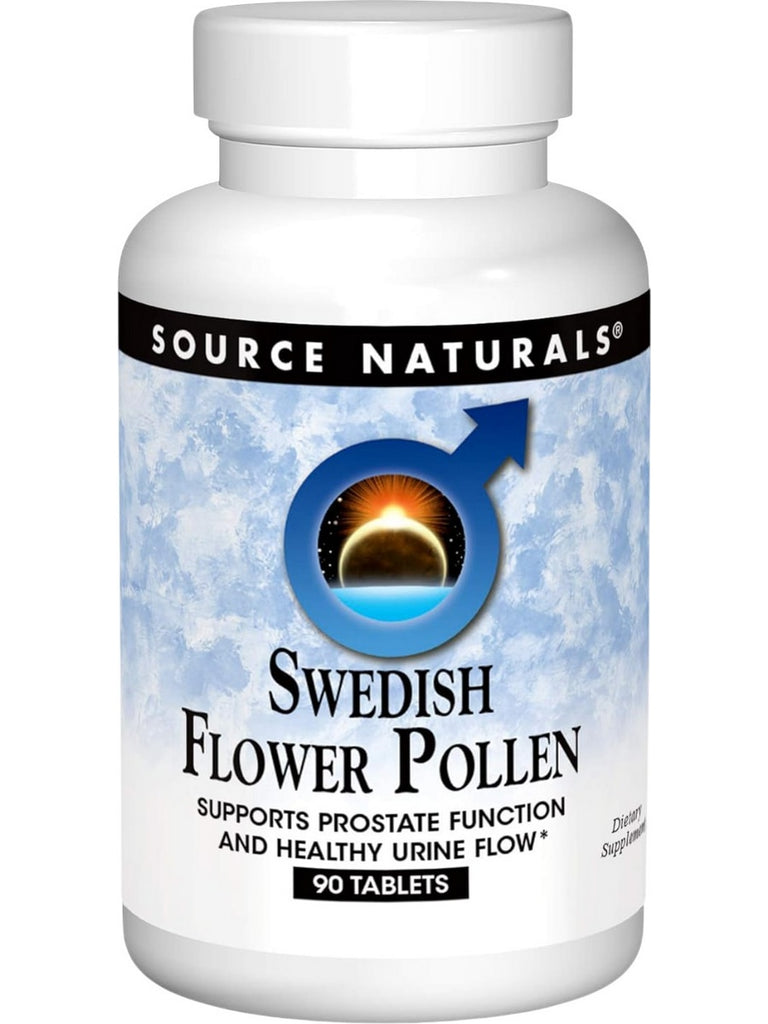 Source Naturals, Swedish Flower Pollen Extract, 90 Tablets