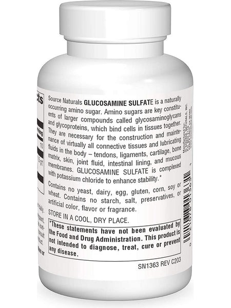 Source Naturals, Glucosamine Sulfate, 4 oz