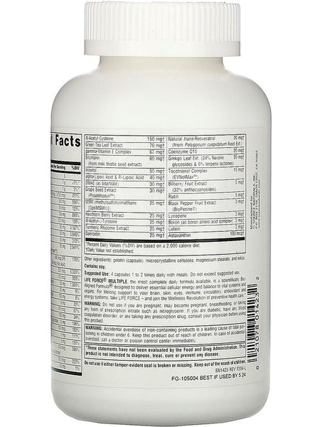 Source Naturals, Life Force® Multiple, 180 capsules