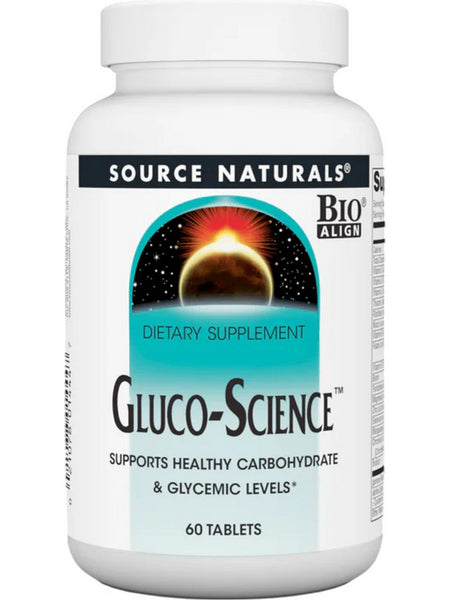Source Naturals, Gluco-Science™, 60 tablets