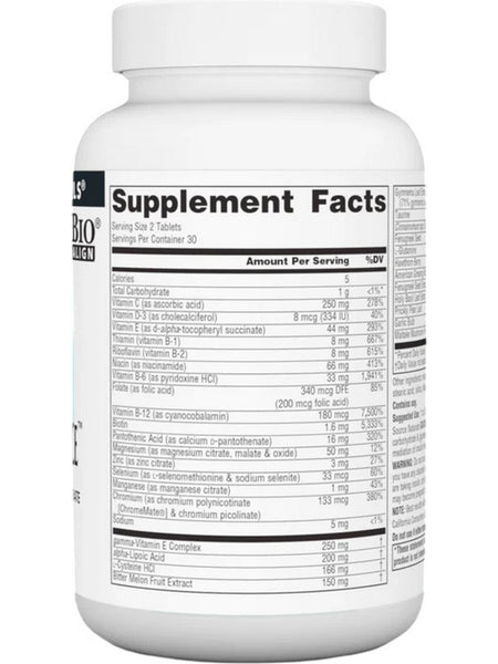Source Naturals, Gluco-Science™, 60 tablets