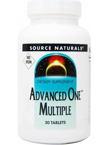 Source Naturals, Advanced One™ Multiple (No Iron), 30 tablets