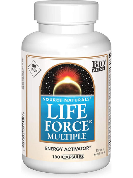 Source Naturals, Life Force® Multiple, No Iron, 180 capsules