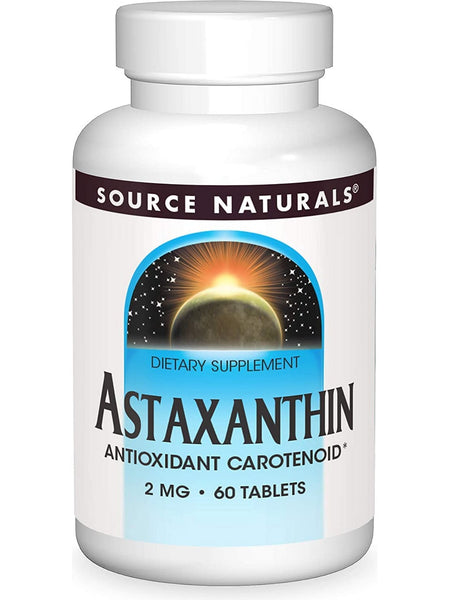 Source Naturals, Astaxanthin 2 mg, 60 tablets