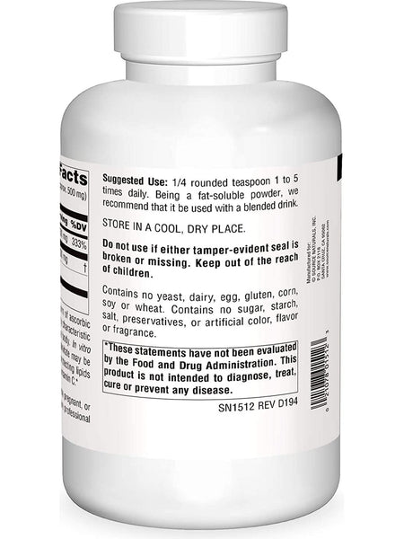 Source Naturals, Ascorbyl Palmitate Powder, 8 oz