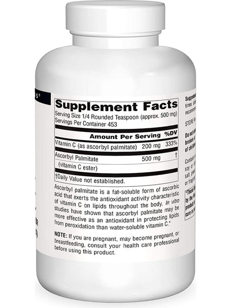 Source Naturals, Ascorbyl Palmitate Powder, 8 oz