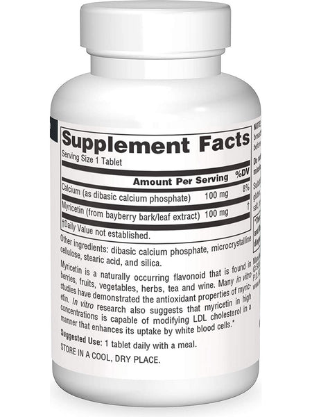 Source Naturals, Myricetin 100 mg, 30 tablets