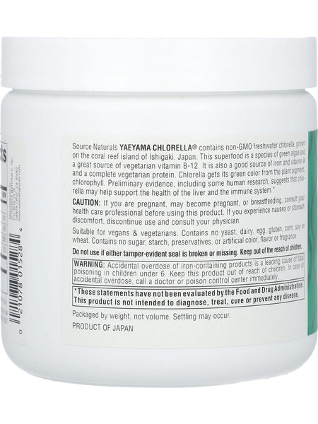 Source Naturals, Yaeyama Chlorella, 8 oz