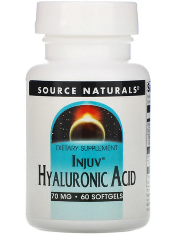 Source Naturals, Hyaluronic Acid, Injuv® 70 mg, 60 softgels