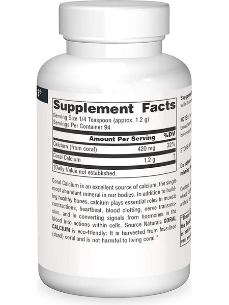 Source Naturals, Coral Calcium, 4 oz