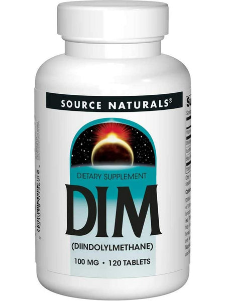 Source Naturals, DIM (Diindolylmethane) 100 mg, 120 tablets