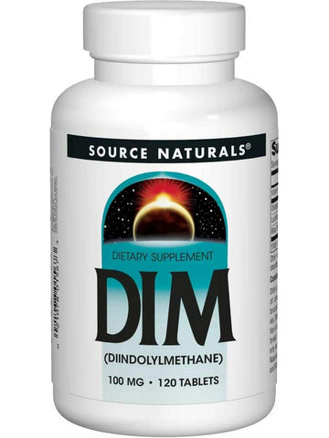 Source Naturals, DIM (Diindolylmethane) 100 mg, 120 tablets