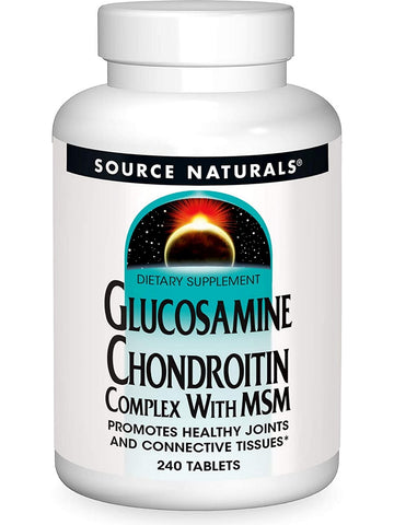 Source Naturals, Glucosamine Chondroitin Complex with MSM, 240 tablets