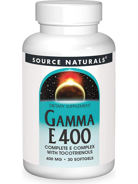 Source Naturals, Gamma E 400 Complex 400 mg, 30 softgels