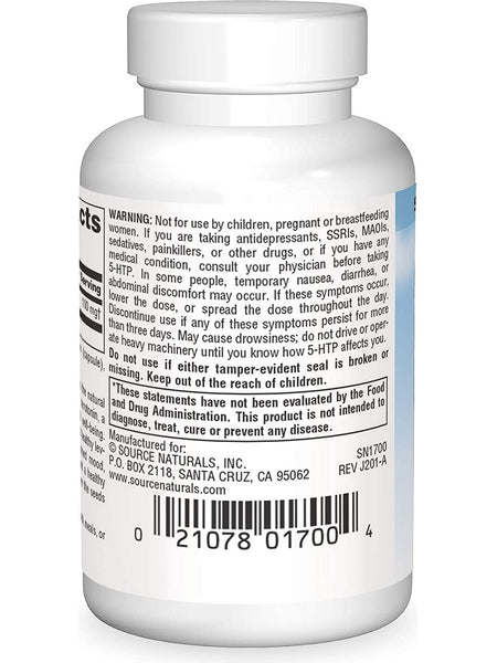 Source Naturals, Serene Science® 5-HTP 50 mg, 30 capsules