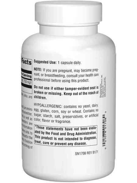 Source Naturals, Serene Science® GABA Calm Mind, 750mg, 180 caps