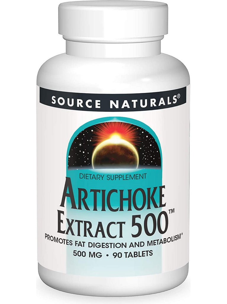 Source Naturals, Artichoke Extract 500™ 500 mg, 90 tablets