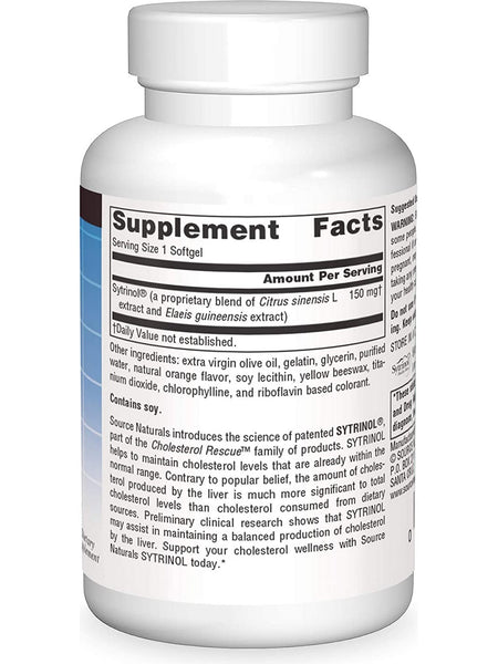 Source Naturals, Sytrinol™ 150 mg, 60 softgels