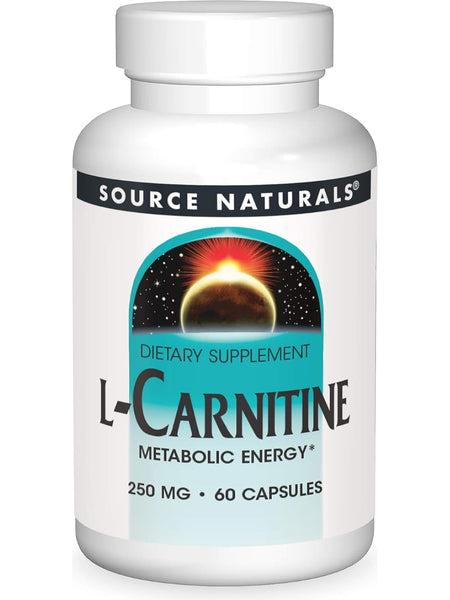 Source Naturals, L-Carnitine (fumarate), 250mg, 60 ct