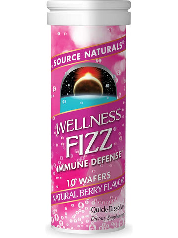 Source Naturals, Wellness Fizz®, Berry, 10 wafers