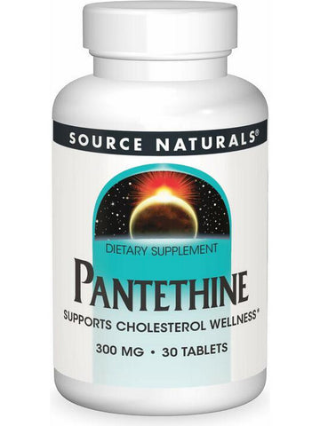 Source Naturals, Pantethine 300 mg, 30 tablets