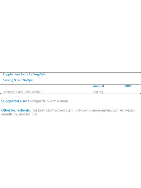 Source Naturals, Coenzyme Q10 100 mg, 90 vegigels