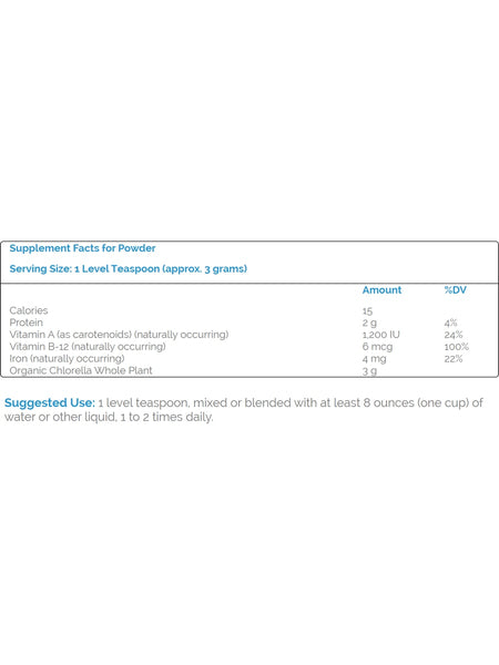 Source Naturals, Emerald Garden™ Organic Chlorella, 3 oz