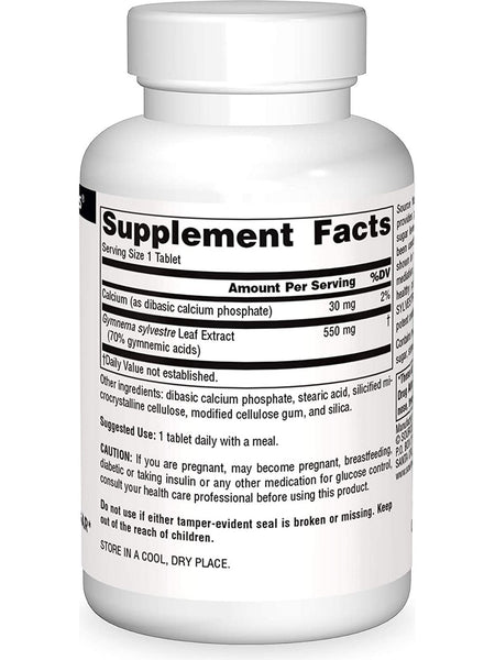 Source Naturals, Ultra Potency Gymnema Sylvestre 550 mg, 30 tablets