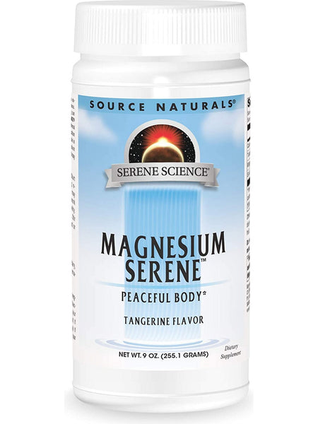 Source Naturals, Serene Science® Magnesium Serene™, Tangerine, 9 oz
