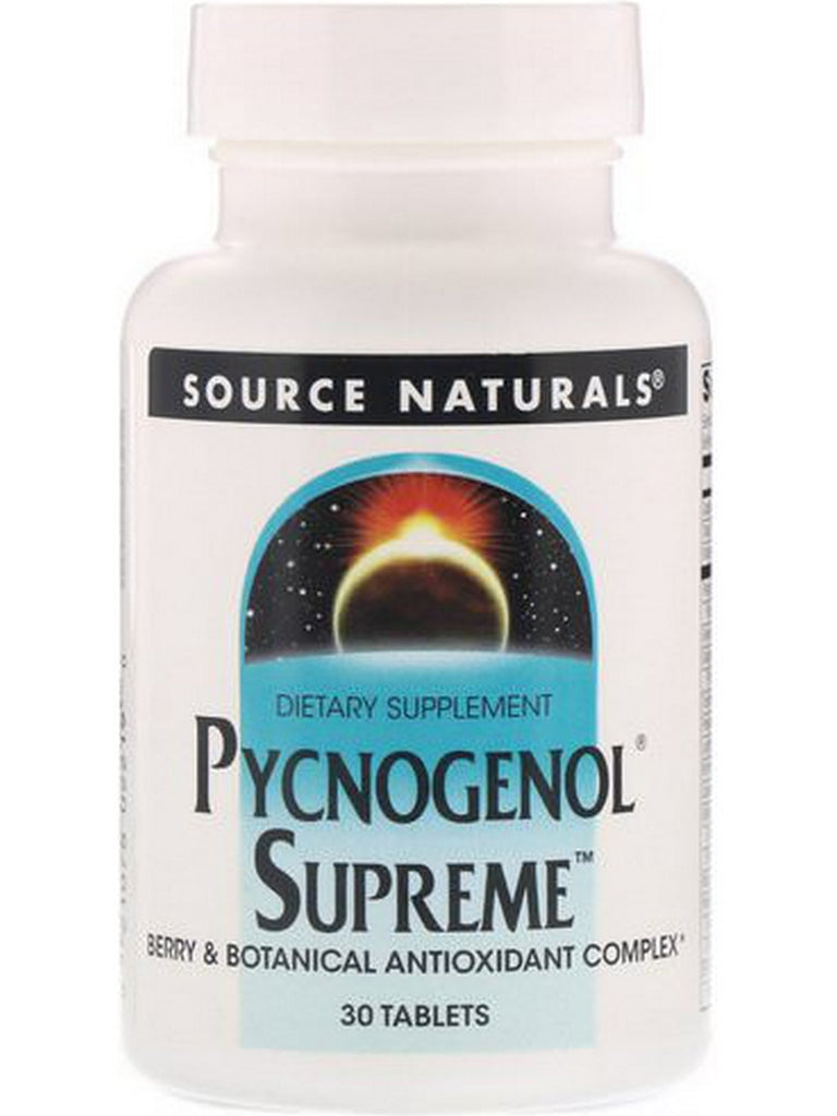 Source Naturals, Pycnogenol® Supreme™, 30 tablets