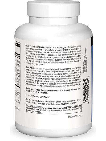 Source Naturals, Vegetarian RejuvenZyme™, 500 capsules