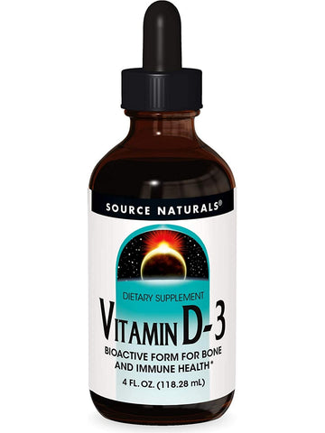 Source Naturals, Vitamin D-3, 4 fl oz