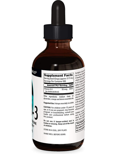 Source Naturals, Vitamin D-3, 4 fl oz