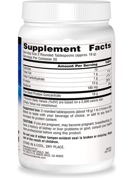 Source Naturals, Pea Protein Power™, 32 oz