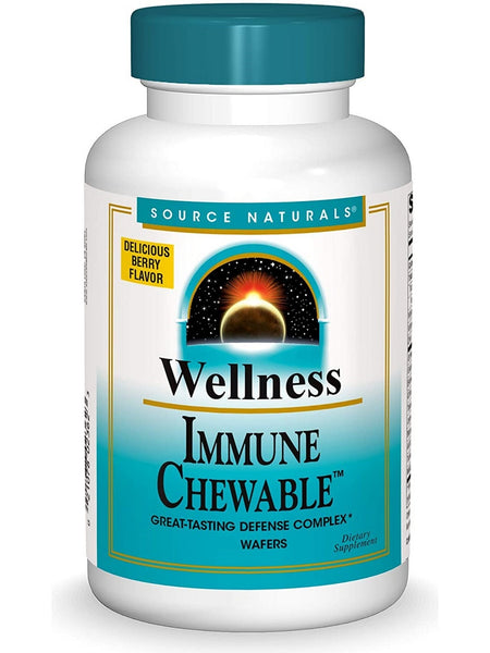Source Naturals, Wellness Immune Chewable™, Berry, 30 wafers