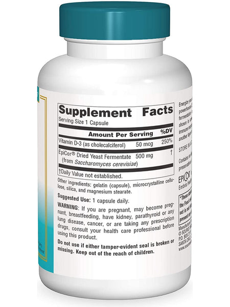 Source Naturals, Wellness EpiCor® with Vitamin D-3 500 mg, 30 capsules