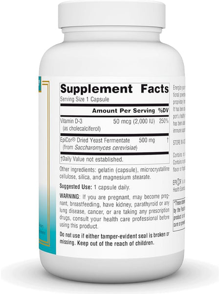 Source Naturals, Wellness EpiCor® with Vitamin D-3 500 mg, 120 capsules