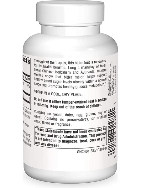 Source Naturals, Bitter Melon 500 mg, 60 capsules
