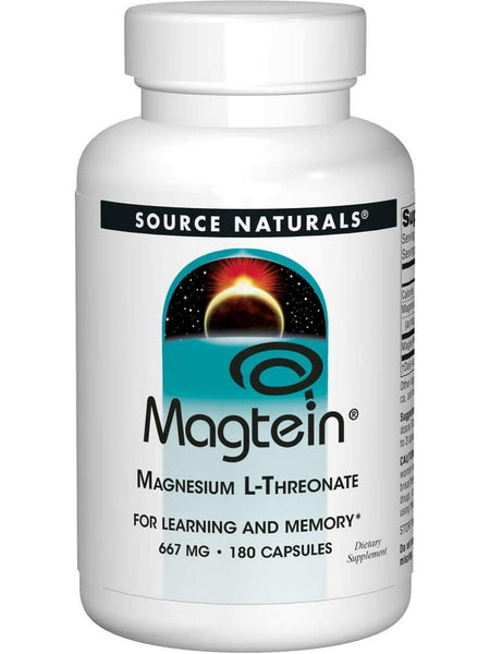 Source Naturals, Magtein®, 180 capsules