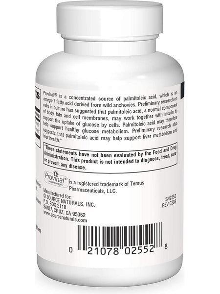 Source Naturals, Provinal® Omega-7, 90 softgels