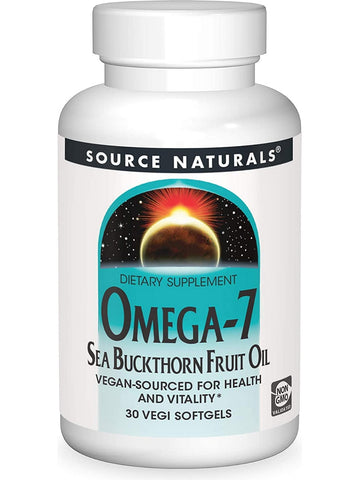 Source Naturals, Omega-7 Sea Buckthorn Fruit Oil, 30 vegi softgels
